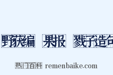 野获编·果报·戮子造句是什么意思的图片